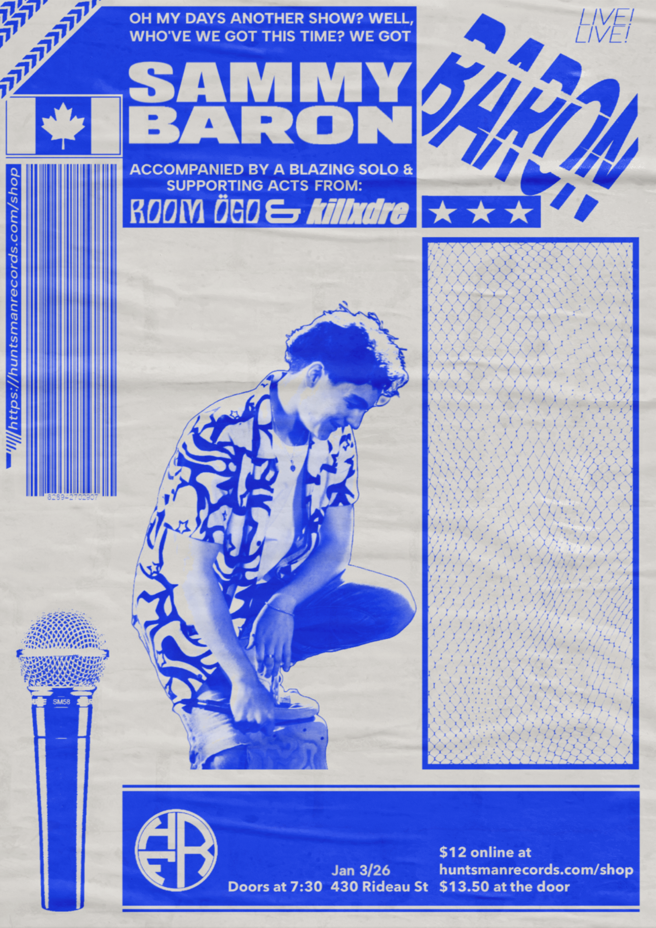 Sammy Baron Live with Room Ögo and Killxdre